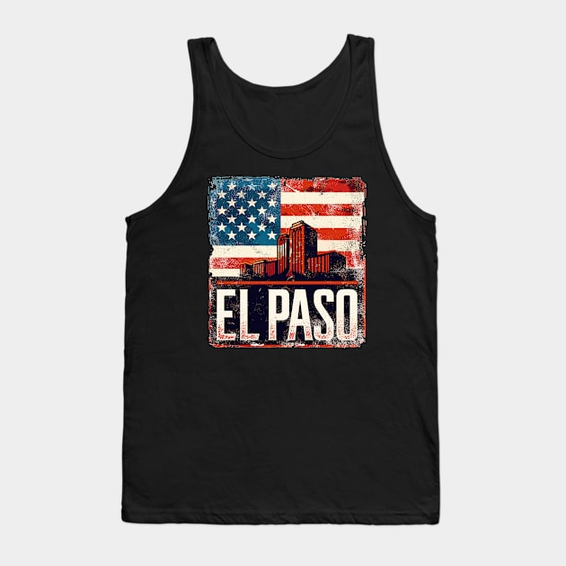 El Paso Texas Tank Top by Vehicles-Art